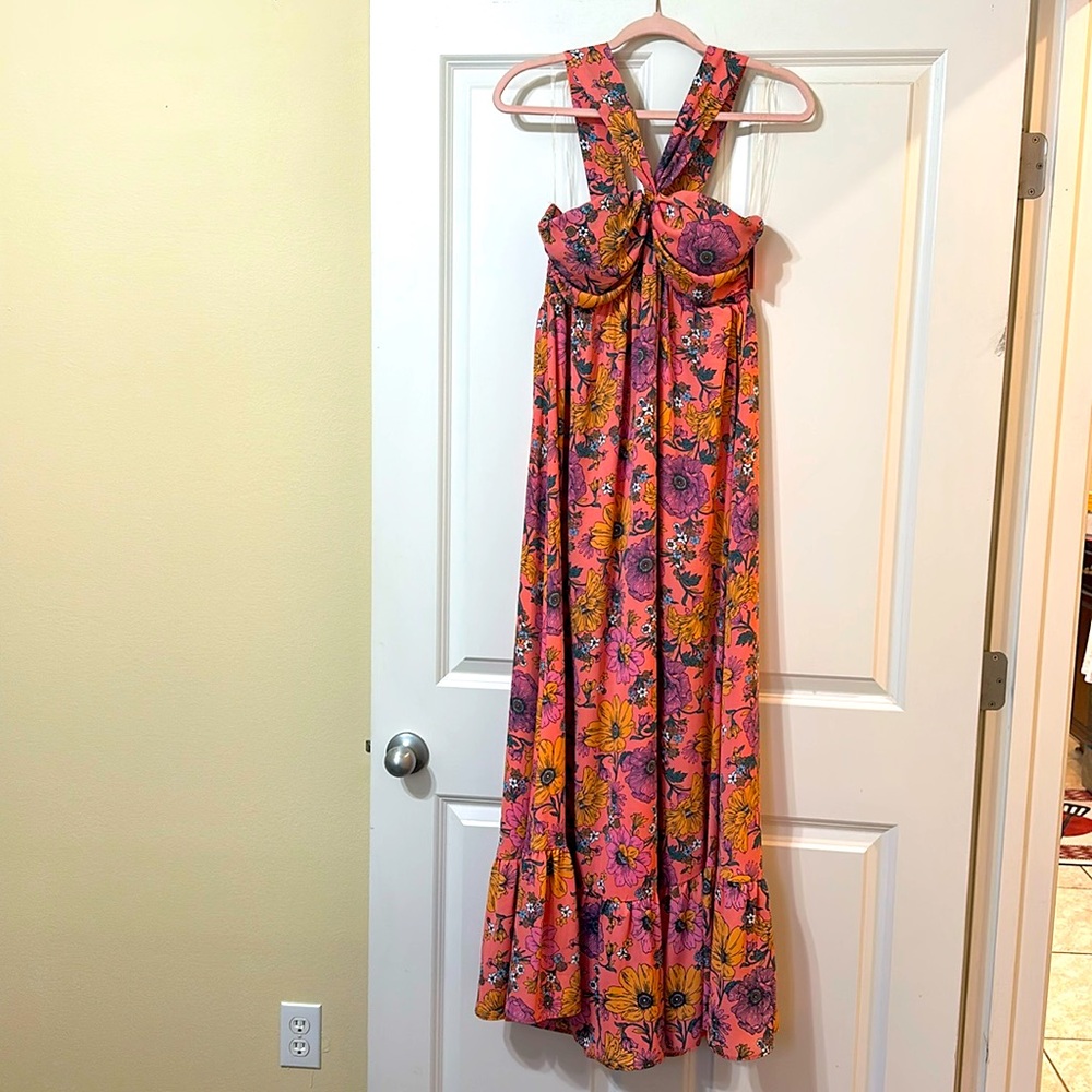 Buddy Love Floral Maxi Dress - Pink and Purple - Picture 7 of 13